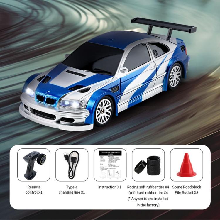 1:43 Full Scale Mini 4WD Drifting Charging Remote Control Car, 4301 Black Mustang, 4302 Blue M3, 4303 Orange 911, 4304 Silver GTR, 4301G Black Mustang With Gyroscope, 4302G Blue M3 With Gyroscope, 4303G Orange 911 With Gyroscope...