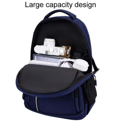 SKV B23344 Men Large Capacity Business Laptop Backpack Outdoor Traveling Double Shoulder Bag, B23344