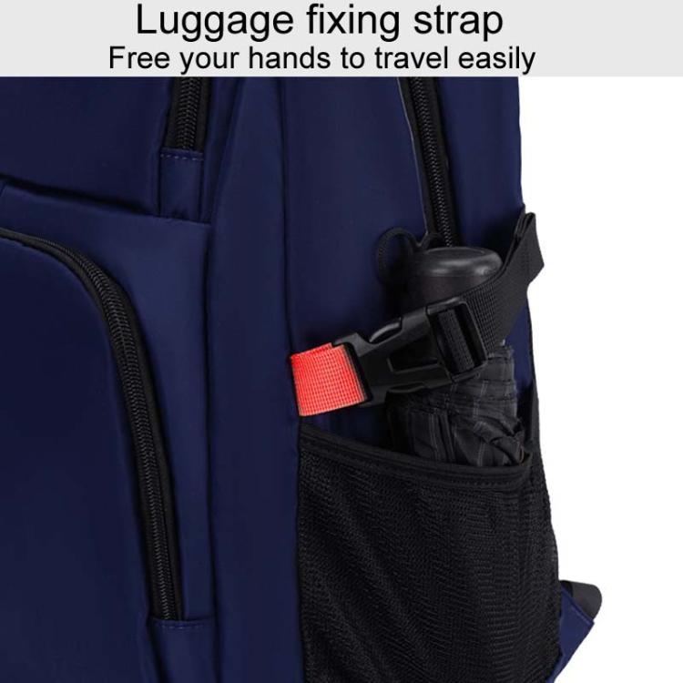 SKV B23344 Men Large Capacity Business Laptop Backpack Outdoor Traveling Double Shoulder Bag, B23344