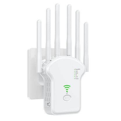 Urant U13 1200Mbps 2.4G/5G Dual Band WiFi Repeater Signal Amplifier, US Plug White, EU Plug White, US Plug Black, EU Plug Black