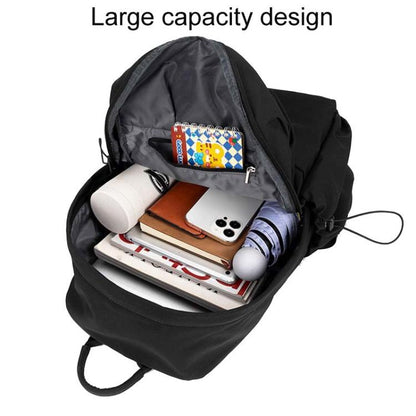 SKV B1530 Large Capacity Student School Bag Casual Double Shoulder Laptop Backpack
