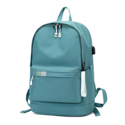 SKV B21071 Large Capacity Student School Bags Leisure Traveling Double Shoulder Laptop Backpack
