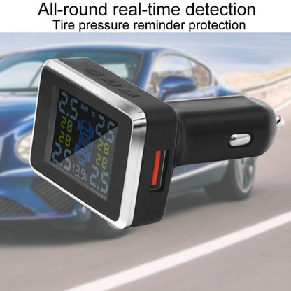 Car Cigarette Lighter Type Tire Pressure Monitor Wireless Tire Pressure Sensor, External, Internal