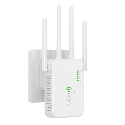 Urant U10 300Mbps 2.4G Wireless Repeater WiFi Signal Amplifier With 4 Antennas, US Plug Black, US Plug White, EU Plug Black, EU Plug White, UK Plug Black, UK Plug White