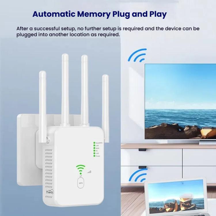 Urant U10 300Mbps 2.4G Wireless Repeater WiFi Signal Amplifier With 4 Antennas, US Plug Black, US Plug White, EU Plug Black, EU Plug White, UK Plug Black, UK Plug White