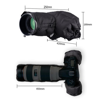 PGYTECH Camera Lens Warm Cold-proof Down Cover, Regular, Telephoto