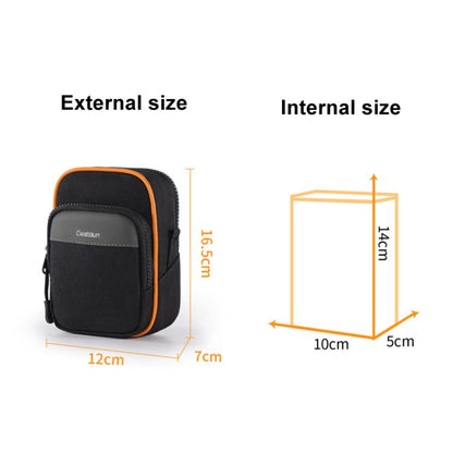 Cwatcun D168 Small Convenient Camera Bag Scratch-Resistant And Wear-Resistant Microslice Card Camera Pouch, D168 Small