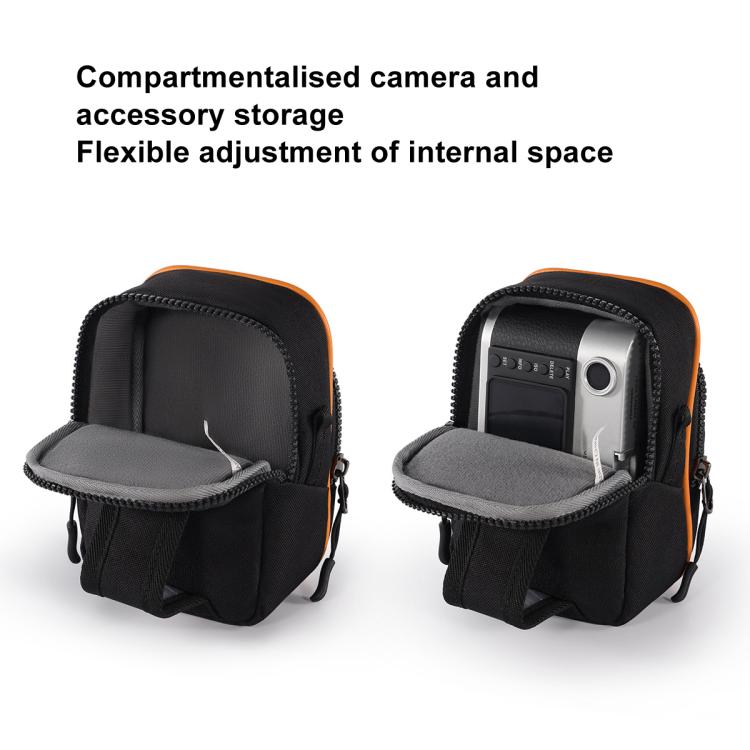 Cwatcun D168 Small Convenient Camera Bag Scratch-Resistant And Wear-Resistant Microslice Card Camera Pouch, D168 Small