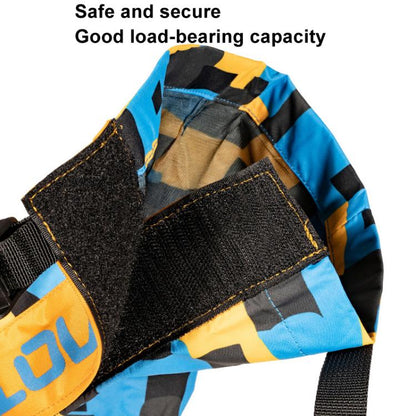 AOTU  AT8913 1pair Children Riding Skiing Waterproof Calf Protectors Outdoor Sandproof Shoes Covers, Blue L, Red L, Blue Cat L, Pink Cat L, Blue Cat M, Pink Cat M, Blue M, Red M, Yellow Printed With Fleece L, Blue Astronaut With Fleece L