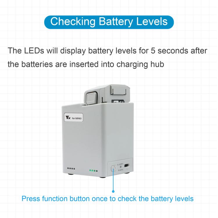 For DJI Mini 4 Pro / Mini 3 Pro / Mini 3 YX  Dual-Way Charger Battery Manager, Without Plug, With 35W US Plug, With 35W EU Plug