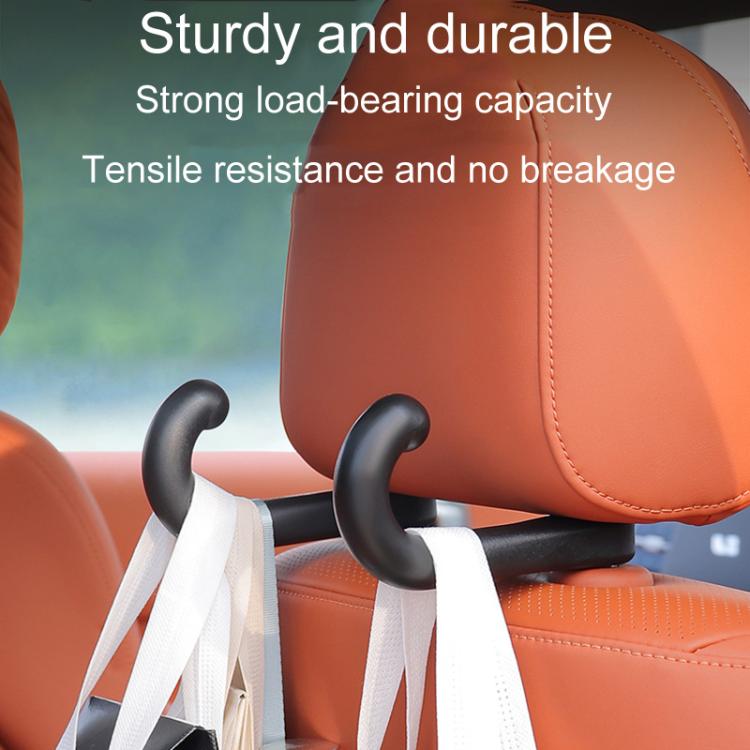 1pair Car Rear Seat Concealed Hook