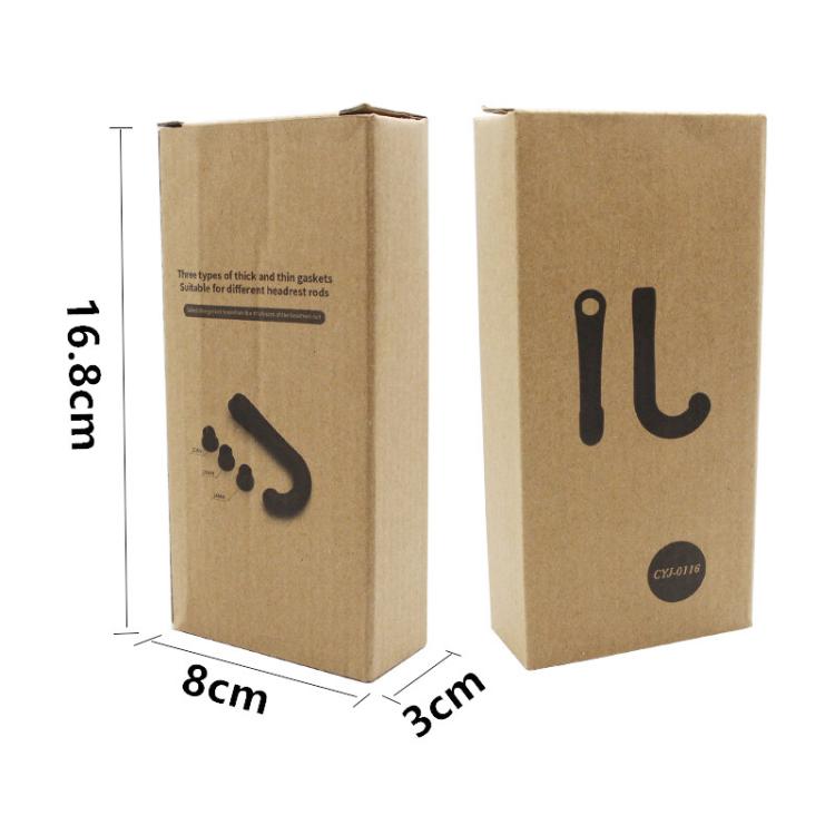 1pair Car Rear Seat Concealed Hook