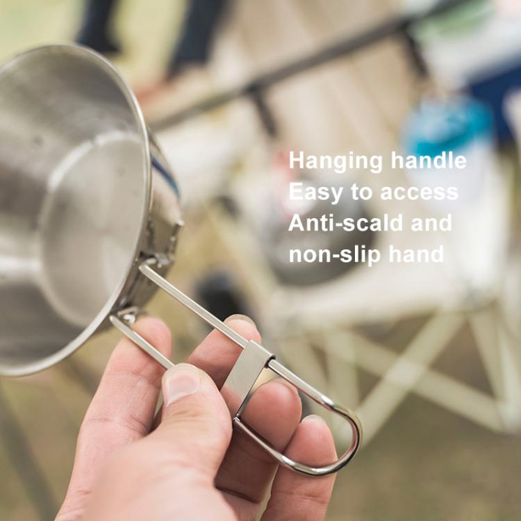 Portable Foldable Stainless Steel Bowl With Storage Bag Camping Cutlery Set, AOTU AT6440 2pcs 500ml, AOTU AT6440 4pcs 300ml, AOTU AT6440 2pcs 300ml+2pcs 500ml, AOTU AT6440 4pcs 500ml