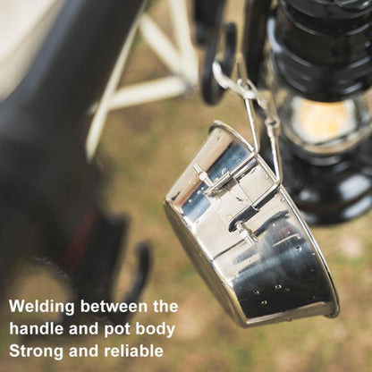 Portable Foldable Stainless Steel Bowl With Storage Bag Camping Cutlery Set, AOTU AT6440 2pcs 500ml, AOTU AT6440 4pcs 300ml, AOTU AT6440 2pcs 300ml+2pcs 500ml, AOTU AT6440 4pcs 500ml