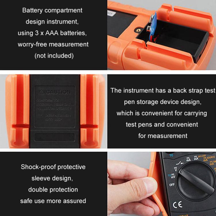 Victor Output Current Voltage Process Signal Source Multimeter, VC71A, VC71B, VC71C