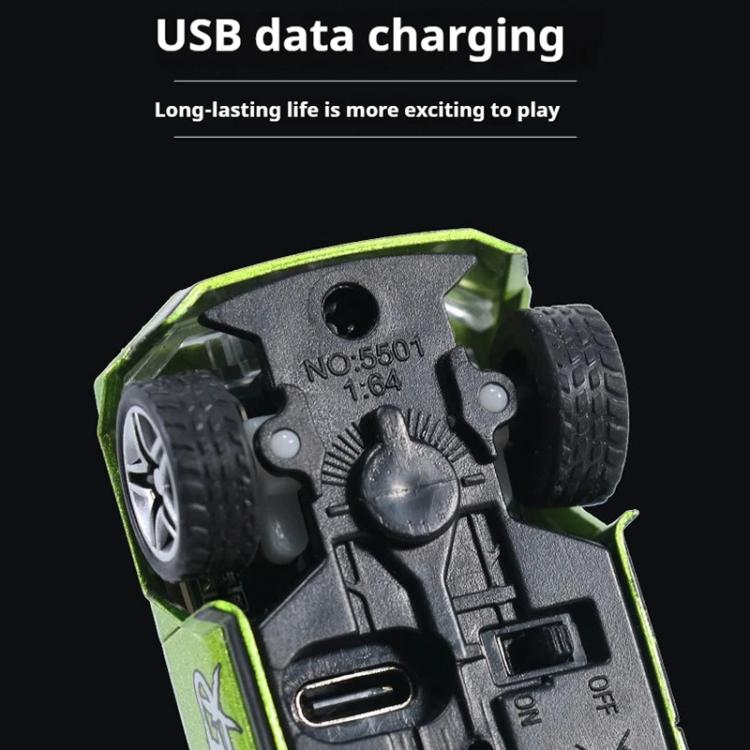 1:64 Mini Alloy 2.4Ghz Remote Control Car Children Rechargeable Model Car, AO-5501E Green, AO-5501E Gray, CO-5501E Green, CO-5501E Gray
