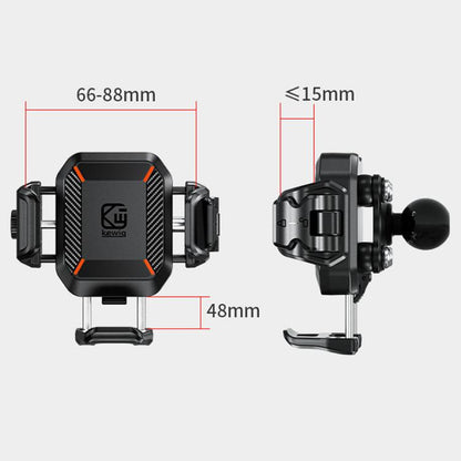 Kewig M33-C3 Outdoor Motorcycle Bike Riding Anti-Theft Shock Absorbing Cell Phone Holder, M33-C3