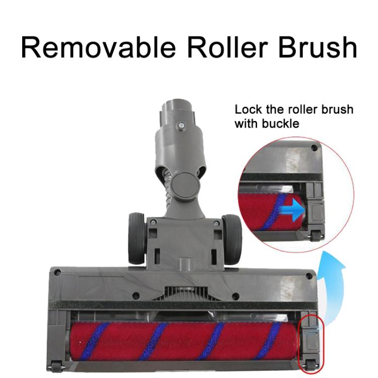 For Dyson V7 / V8 / V10 / V11 Vacuum Cleaner Floor Brush Head With LED Light, 03A Soft Velvet, 03B Roller Soft Velvet, 03B Roller Carpet