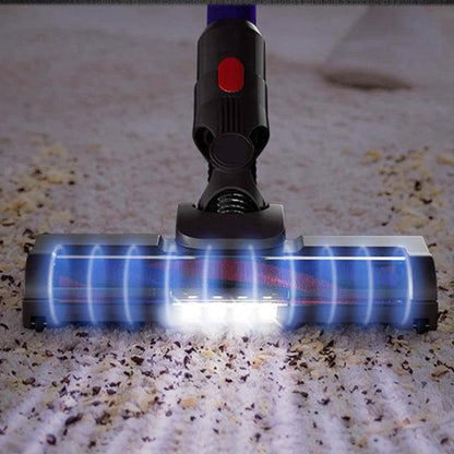 For Dyson V7 / V8 / V10 / V11 Vacuum Cleaner Floor Brush Head With LED Light, 03A Soft Velvet, 03B Roller Soft Velvet, 03B Roller Carpet