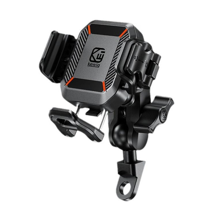 Kewig M33-C2 Outdoor Motorcycle Bike Riding Anti-Theft Shock Absorbing Cell Phone Holder, M33-C2