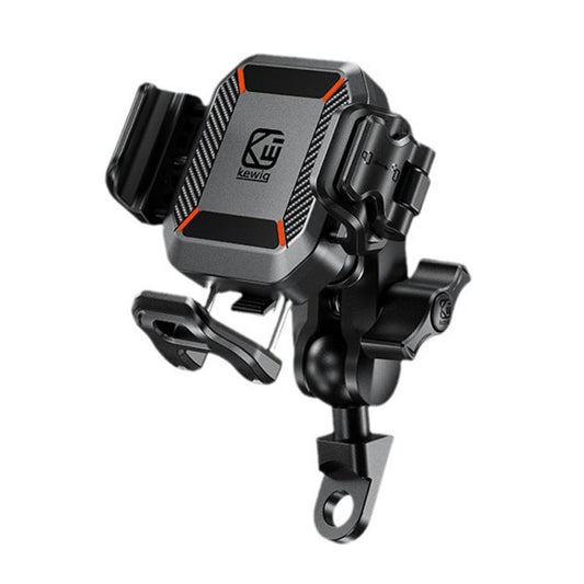 Kewig M33-C2 Outdoor Motorcycle Bike Riding Anti-Theft Shock Absorbing Cell Phone Holder, M33-C2