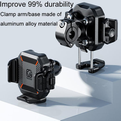 Kewig M33-C2 Outdoor Motorcycle Bike Riding Anti-Theft Shock Absorbing Cell Phone Holder, M33-C2