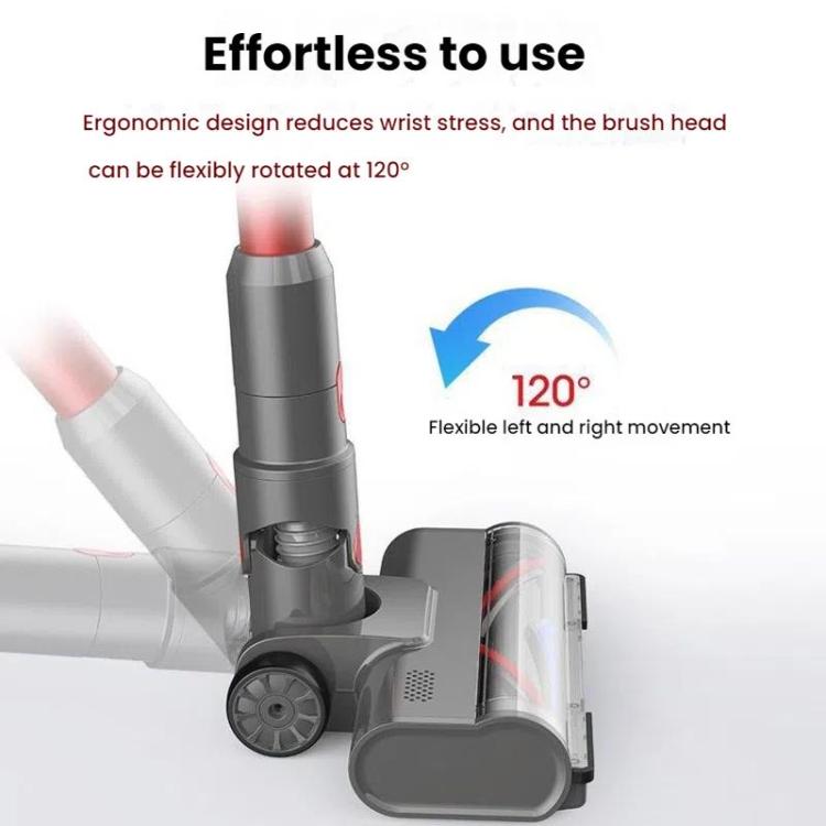 For Dyson V7 / V8 / V10 / V11 / V15 Vacuum Cleaner High Torque Turbine Floor Brush With Lighting, Turbine Floor Brush