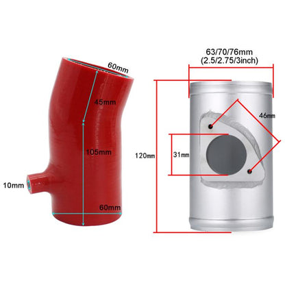 For Mazda 3 / 6 / CX-4 / Axela Car High Flow Cold Air Intake Filter, 1.5L-60-BK, 1.5L-60-RD, 2.0L-70-BK, 2.0L-70-RD, 2.5L-76-BK, 2.5L-76-RD