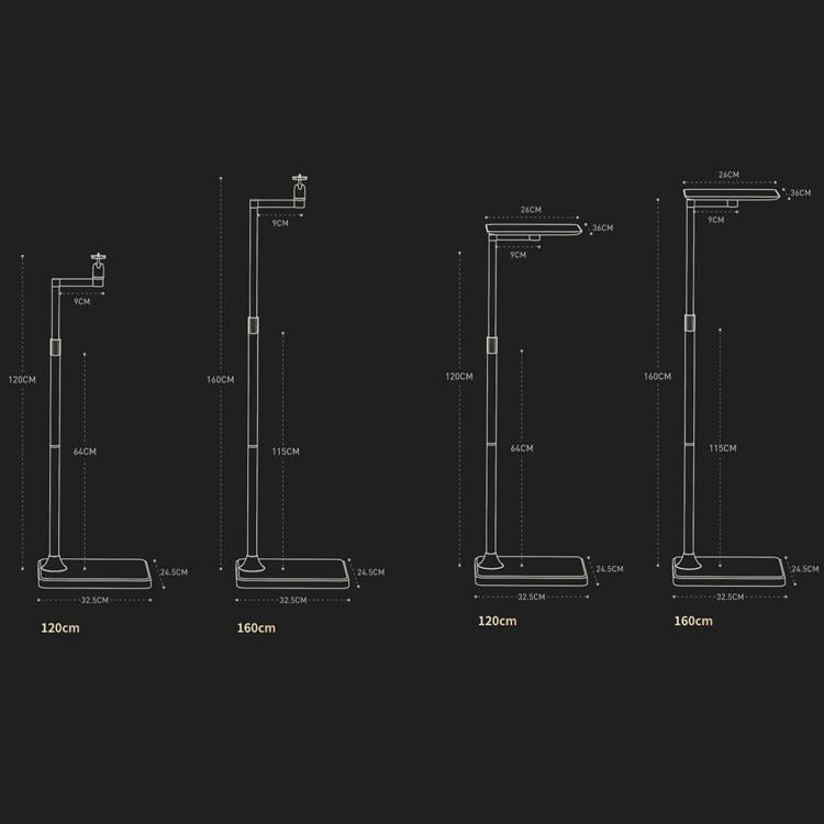 Xiaotian Household Floor-standing Hidden Projector Telescopic Bracket, 1.2m Bend Model