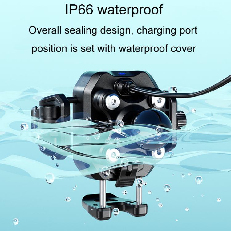 Kewig M33-A5 Outdoor Riding Shock Absorbing Anti-Theft 15W QI Wireless Charger Cell Phone Mounting Bracket, M33-A5