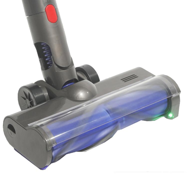 For Dyson V7 / V8 / V10 / V11 / V15 Vacuum Cleaner Direct Drive Anti-entanglement Brush Head with Green Light, Anti-entanglement Brush Head