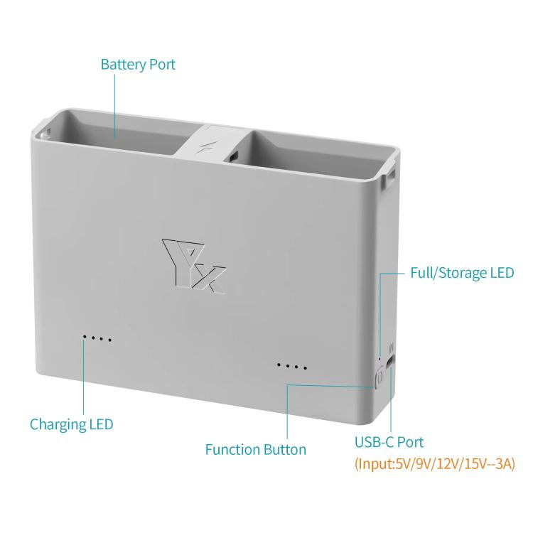 For DJI Mini 4 Pro / Mini 3 Pro / Mini 3 YX  Two-Way Charger Battery Manager, Mini Two-Way