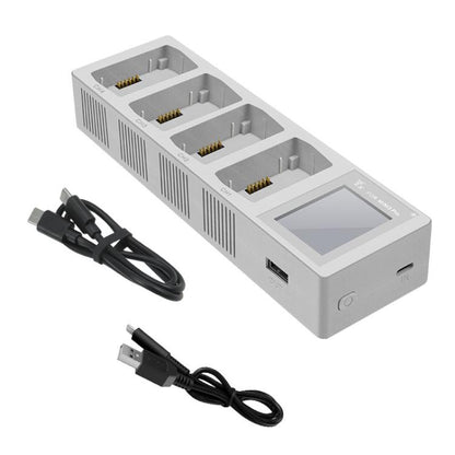 For DJI Mini 4 Pro / Mini 3 Pro / Mini 3 YX Four-Way Color Screen Charger Battery Manager, Mini Four-Way
