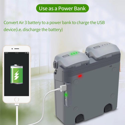 For DJI Air 3S /Air 3 YX Two-Way Charger Battery Manager, Two-Way Charger