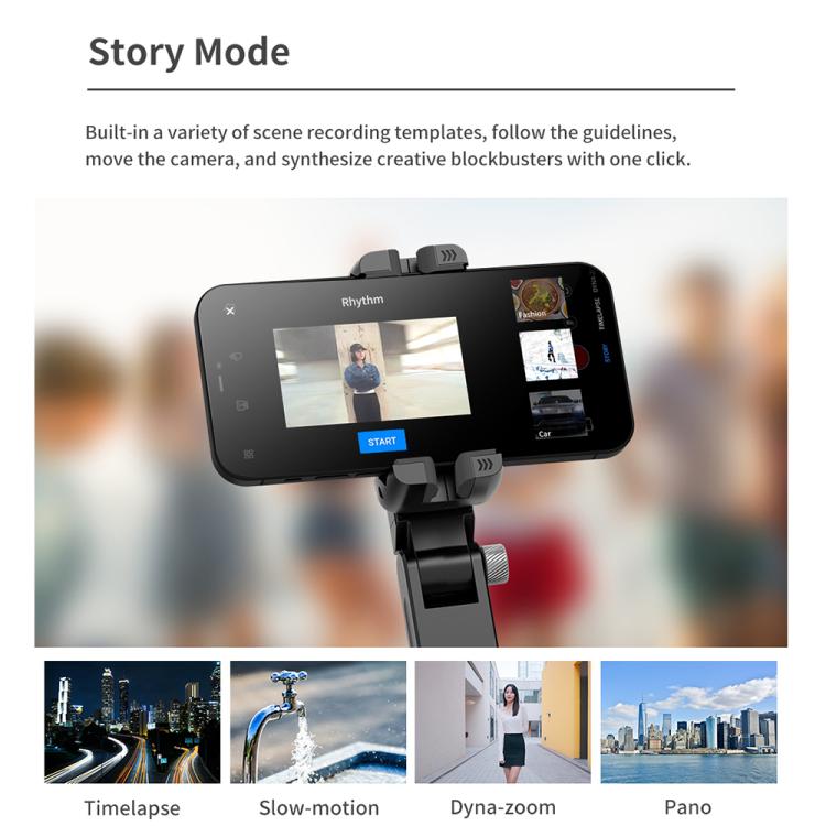 TokQi Q18 Desktop Wireless Remote Control Handheld Gimbal Stabilizer Fill Light Selfie Stick Tripod