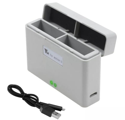 For DJI Action 3 / Action 4 Camera YX 2-Way Charger Battery Manager, 2-Way