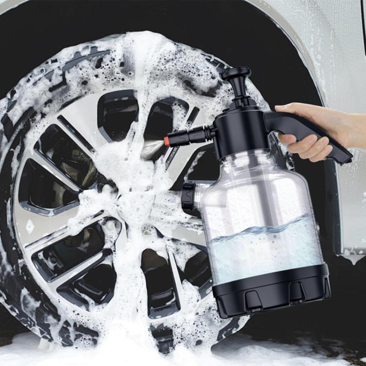 Handheld Home Car Wash Foam Sprayer High Pressure Side Opening PA Bottle, 2L