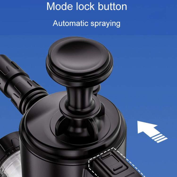 Handheld Home Car Wash Foam Sprayer High Pressure Side Opening PA Bottle, 2L