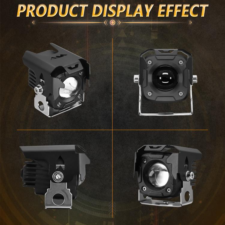 Motorcycle Spotlight Strobe 6 Modes With Control Cable Set