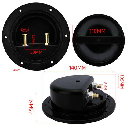 RV Yacht Copper Conductive Waterproof Solid Deck Cabin Sealing Cover, CP-5092, CP-5093, CP-5094