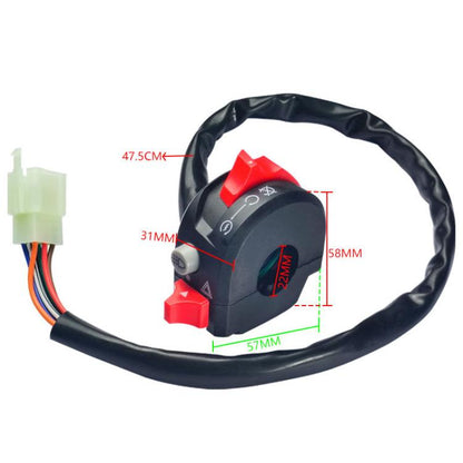 Motorcycle Modification Accessories Handlebar Faucet Start And Stop Double Flash Switch