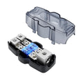 1 Out 2 Ways Car Audio Power Fuse Holder Car Fuse Distribution Block, CP-5174, CP-5175 With Accessories