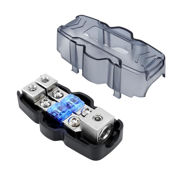 1 Out 2 Ways Car Audio Power Fuse Holder Car Fuse Distribution Block, CP-5174, CP-5175 With Accessories