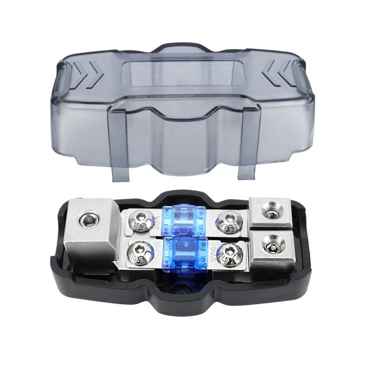 1 Out 2 Ways Car Audio Power Fuse Holder Car Fuse Distribution Block, CP-5174, CP-5175 With Accessories