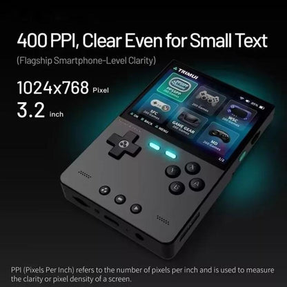 TRIMUI BRICK Open Source Pocket Console Portable Wireless Bluetooth HD Retro Arcade, Standard No Card, 64G, 128G, 256G