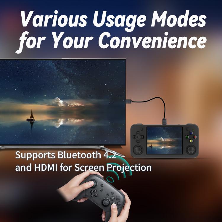 ANBERNIC RG35XXH Open Source Wireless Handheld Game Console, 32G Standard, Standard 32G+64G, Standard 32G+128G