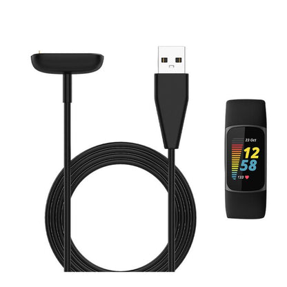 For Fitbit Charge 5 Smart Bracelet Charging Cable Watch Magnetic Charging Cable, 1m, 0.5m
