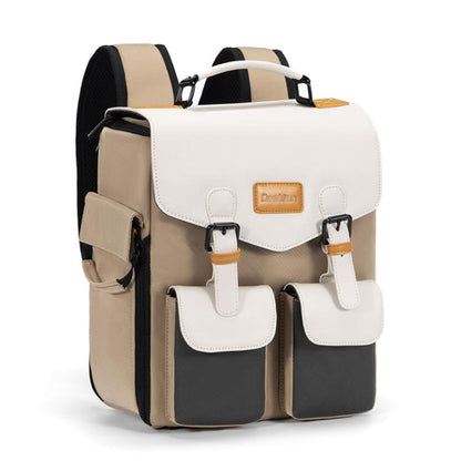 Large Capacity DSLR Camera Storage Bag Casual Double Shoulder Load Reducing Breathable Backpack, D171 Small