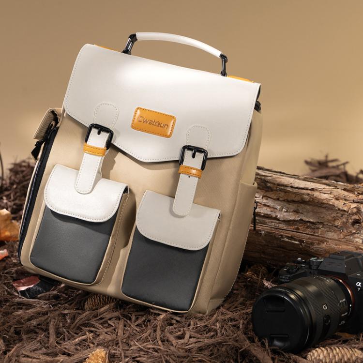 Large Capacity DSLR Camera Storage Bag Casual Double Shoulder Load Reducing Breathable Backpack, D171 Small