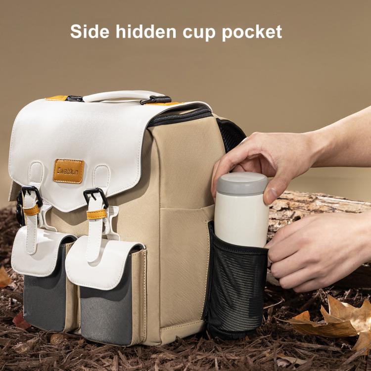 Large Capacity DSLR Camera Storage Bag Casual Double Shoulder Load Reducing Breathable Backpack, D171 Small